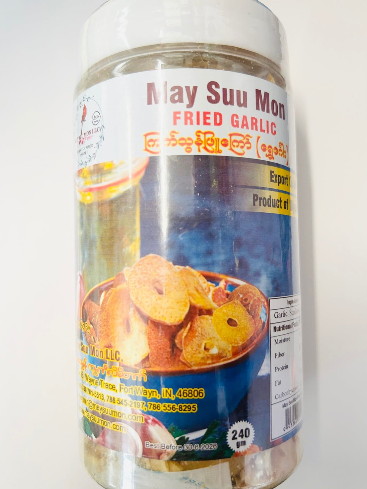 May Su Mon Fried Garlic